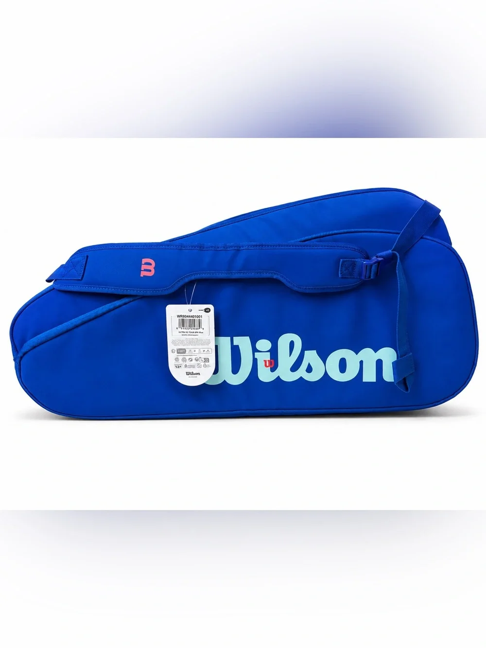 WILSON Ultra V5 Tour Tennis Racket Bag - Blue, Holds up to 6 Rackets